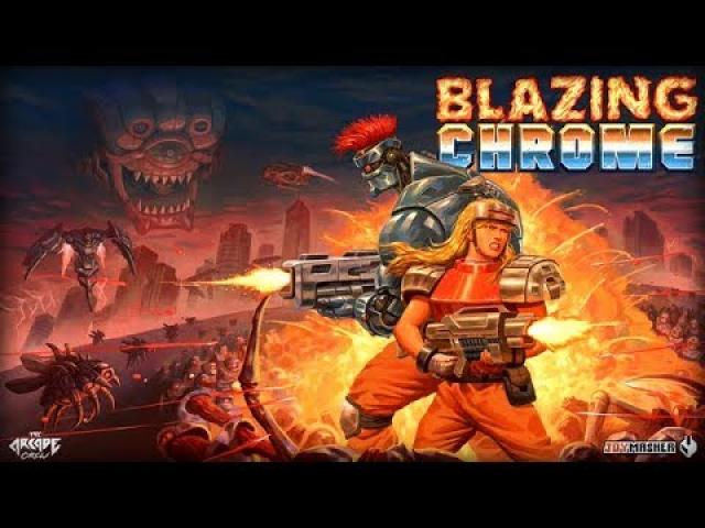 Blazing Chrome Co-Op Battle!