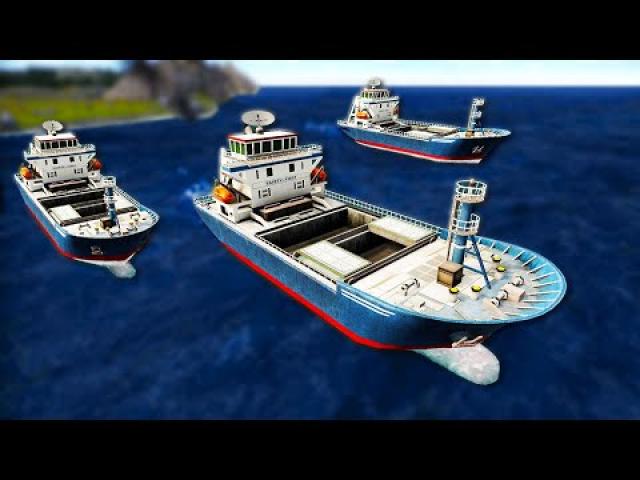 Unleashing Cargo Ships to Raid the World in Captain of Industry!