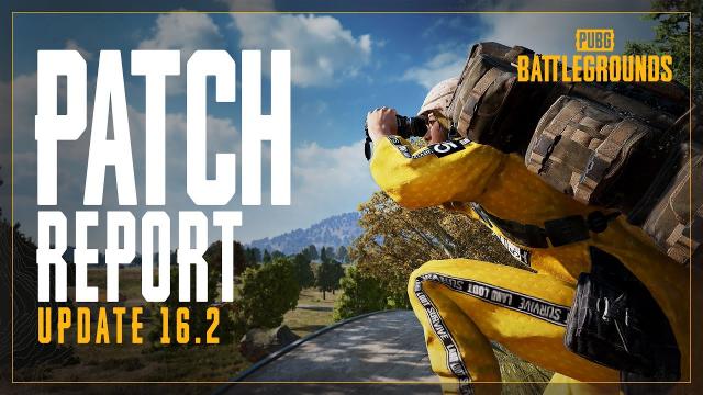 Patch Report #16.2 - New Tactical Gears, The Improved Training Mode and Survivor Pass | PUBG