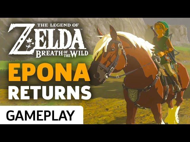 Zelda: Breath of the Wild - Epona Gameplay