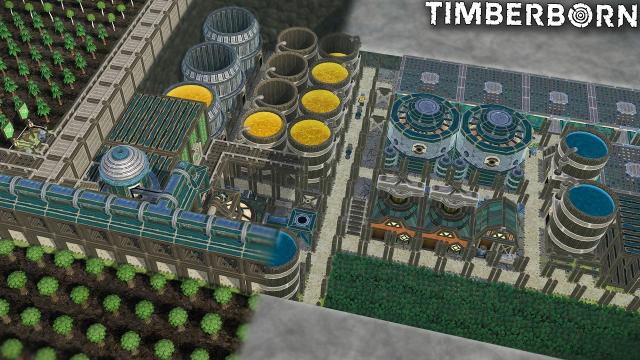 Building UNDERGROUND Cities in Timberborn Update 7!
