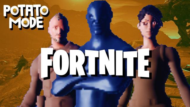 We Turn Fortnite's Graphics Into An Absolute Mess | Potato Mode