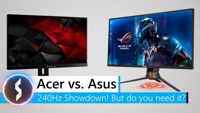 Acer XB272 vs Asus PG258Q 240Hz Showdown! But do you need it?