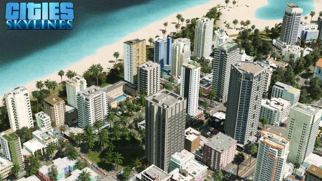 Vanilla-Assets Challenge: Realistic Beachfront in Cities Skylines | Crystal Reef EP4