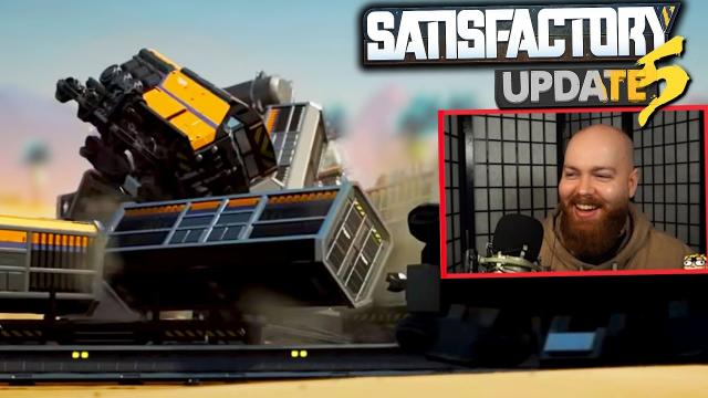 Satisfactory UPDATE 5 Reveal Trailer Reaction!