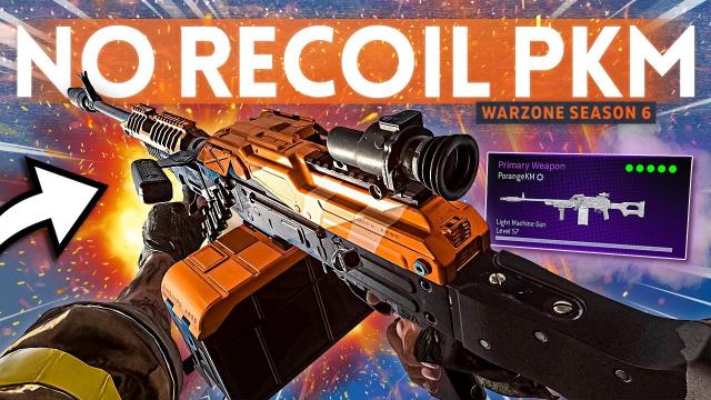This LOW RECOIL PKM Class Setup in Warzone MELTS PEOPLE!