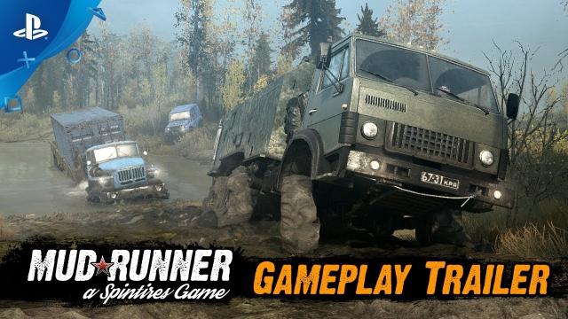 Spintires: MudRunner - Gameplay Trailer | PS4