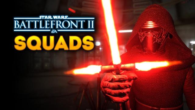 Star Wars Battlefront 2 Squads - EPIC Heroes vs Villains Light vs Dark Side Gameplay!