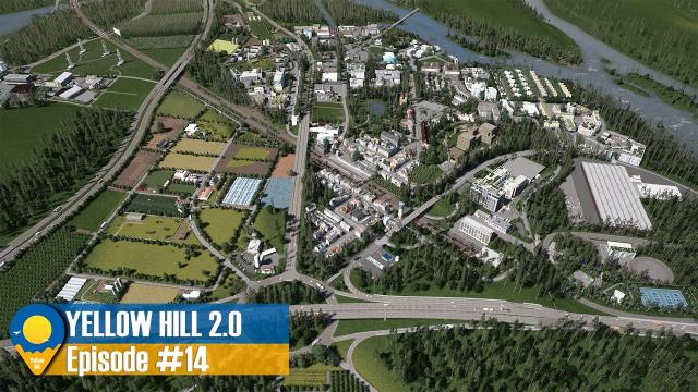 Cities Skylines: Yellow Hill 2.0 - Ternat from village to Town | EP.14 | Y:8