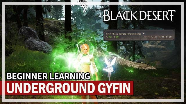 Learning Underground Gyfin Rhasia Temple (300 AP Spot) | Black Desert