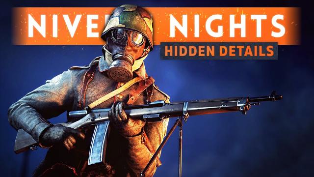 ► NIVELLE NIGHTS HIDDEN DETAILS! - Battlefield 1 (Night Map Overview)