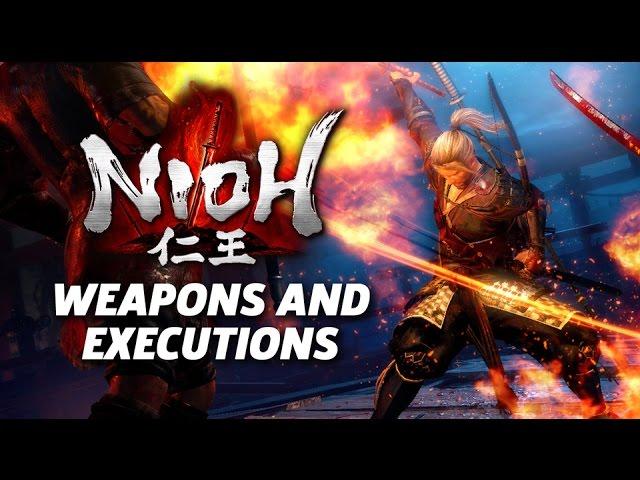 Nioh - Melee Weapons and Executions Gameplay