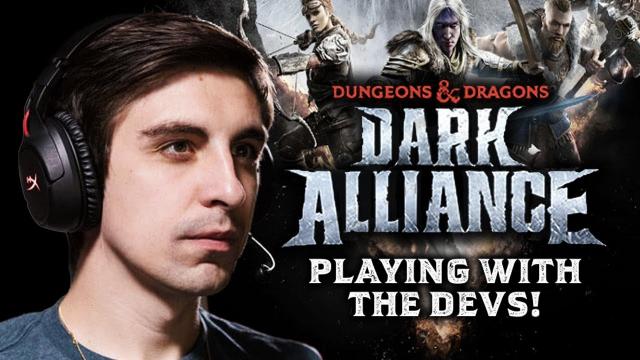 Watch Me Play Dark Alliance WITH THE DEVS | Dungeons and Dragons Dark Alliance