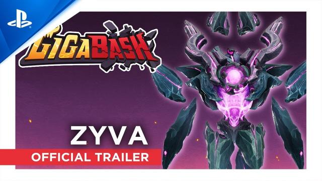 GigaBash - Zyva Official Trailer | PS5 & PS4 Games