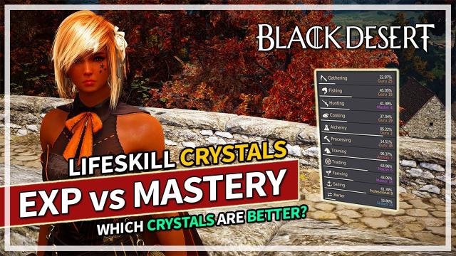 Lifeskill EXP vs Mastery Crystals - Which is better? | Black Desert