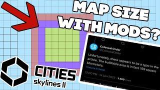 159 SQ KM MAP SIZE INCREASE EXPLAINED Cities Skylines 2