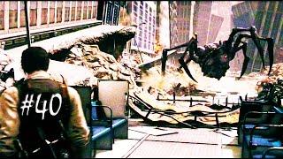 The Evil Within - Walkthrough - Part 40 - GIANT SPIDER FREAK VS BUS