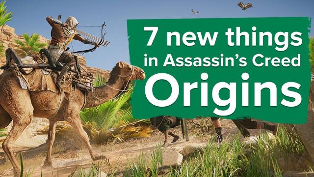 7 new things in Assassin's Creed Origins