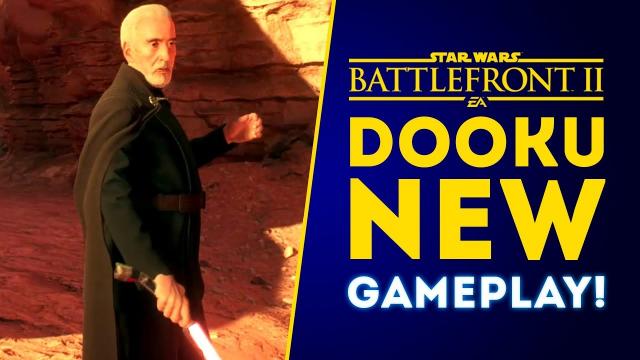 Count Dooku NEW GAMEPLAY! Lightsaber Combat, All Abilities on Geonosis! - Star Wars Battlefront 2