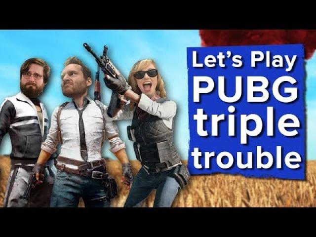 PUBG Triple Trouble with Johnny, Ian and Aoife - Let's Play PUBG