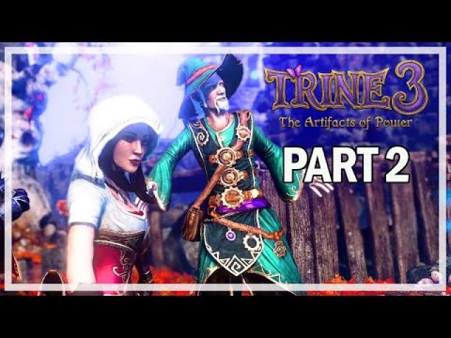 Trine 3 The Artifacts of Power - Co-Op PoV Let's Play Part 2 - Puzzle Master