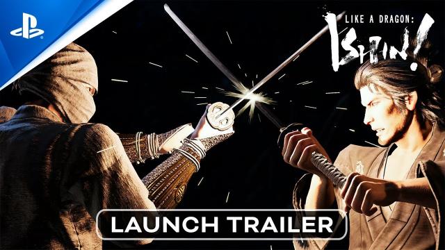 Like a Dragon: Ishin! - Launch Trailer | PS5 & PS4 Games