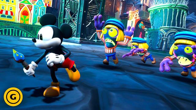 8 Minutes Of Disney Epic Mickey Rebrushed Nintendo Switch Gameplay