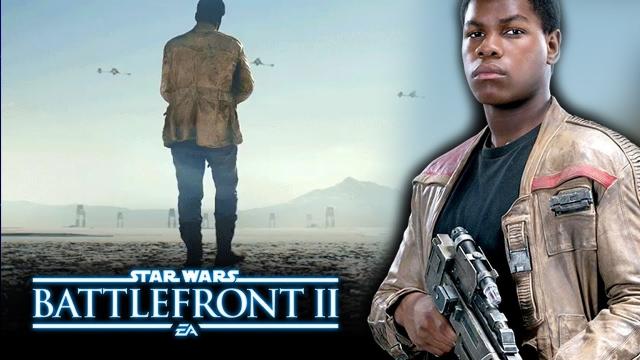 Star Wars Battlefront 2 - The Last Jedi DLC TEASER Featuring Finn! (PS4, Xbox One, PC Gameplay)