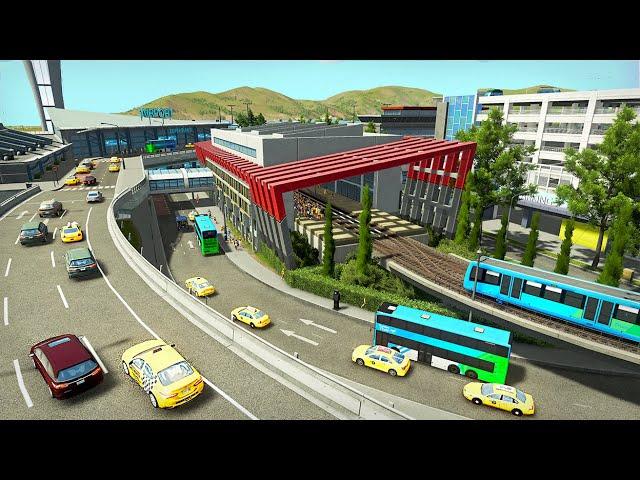 Will GOOD Public Transport Save this AWFUL Airport in Cities Skylines? Oceania 54