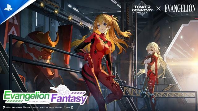 Tower of Fantasy x Evengelion - Asuka Simulacrum Trailer | PS5 & PS4 Games