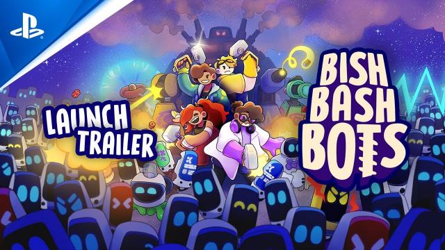 Bish Bash Bots - Launch Trailer | PS5 & PS4 Games