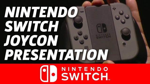 Introducing the Joycon Switch Contoller - Nintendo Switch Presentation 2017
