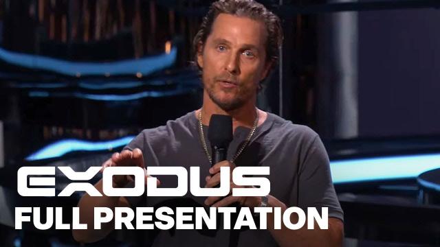 Matthew McConaughey Exodus Reveal Full Presentation | The Game Awards 2023
