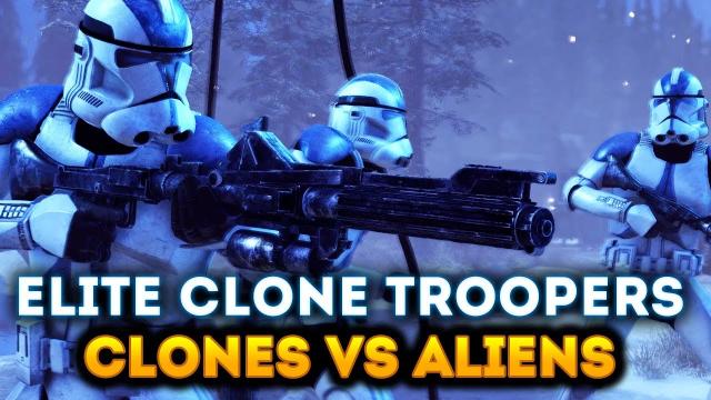 Elite Clone Trooper Squad vs Aliens Gameplay! Who Will Win? - XCOM 2 Star Wars Mod Gameplay