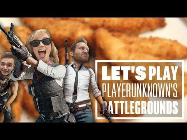Let's Play PUBG gameplay with Ian, Chris and Aoife - Chicken goujons?!