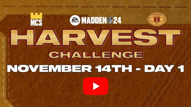 Madden 24 Harvest Challenge - Day 1 | Madden Championship Series