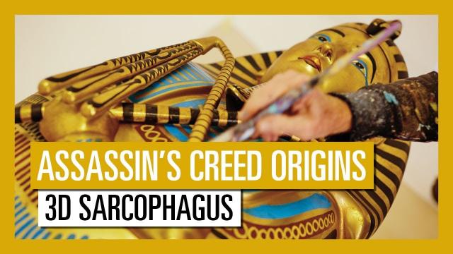 Assassin's Creed Origins | WORLD FIRST:  FULL - SIZED REPLICA SARCOPHAGUS PRINTED IN 3D