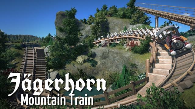 Planet Coaster - Jägerhorn Mountain Train (Part 1) - Coaster Building & Terraforming