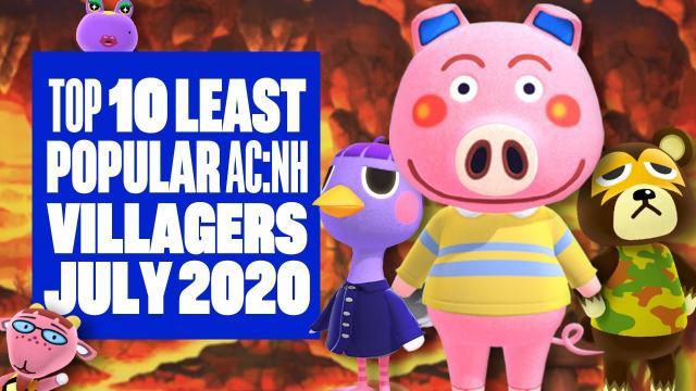 Top Ten Least Popular Animal Crossing: New Horizons Villagers (July 2020) - ARE THESE THE WORST EVER