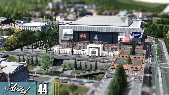 Cities Skylines: Arndorf - The Paper Factory turned into a Mall #44