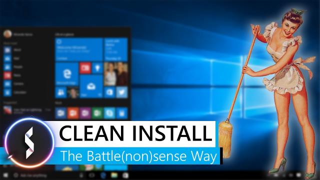Clean Install The Battle(non)sense Way