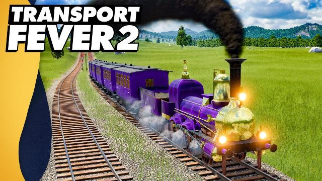 Building my FIRST TRAIN Line! | Transport Fever 2 (Part 5)