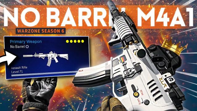 I tried a NO BARREL M4 Class Setup in Warzone and it was actually REALLY GOOD!
