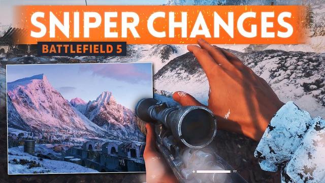 BATTLEFIELD 5 HUGE SNIPING CHANGES - Scout Class Is More Useful! (BF5 Sniper Gameplay)