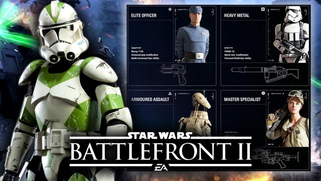 Star Wars Battlefront 2 - First Look at Classes In-Depth! Weapons, Abilities and Gameplay Styles!