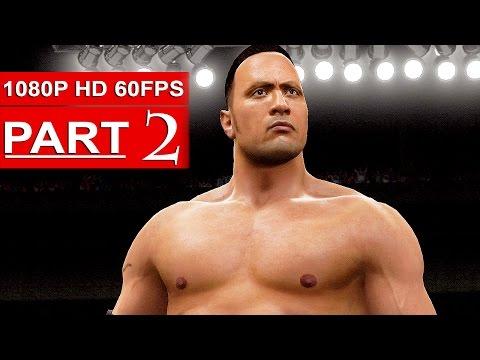 WWE 2K16 Gameplay Walkthrough Part 2 [1080p HD 60FPS] 2K Showcase WWE 2K16 Gameplay - No Commentary