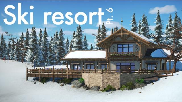Planet Coaster Ski Resort (Part 6) - Mountainside Restaurant
