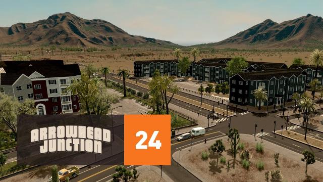 Cities Skylines: Arrowhead Junction - Part 24 - Apartment Complex