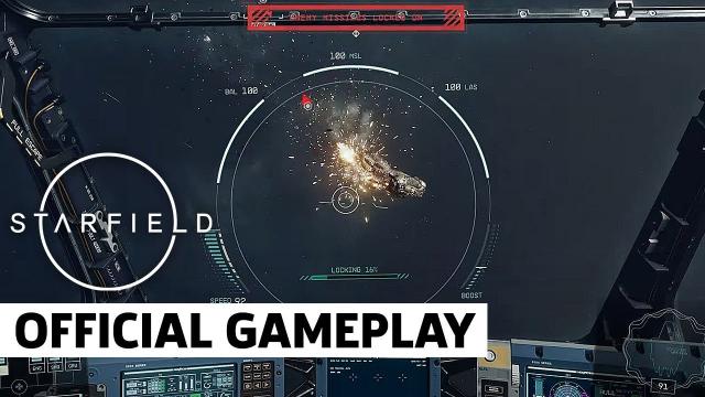 Starfield Space Combat Gameplay | Xbox & Bethesda Games Showcase 2022