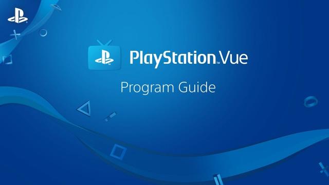 PlayStation Vue - Program Guide